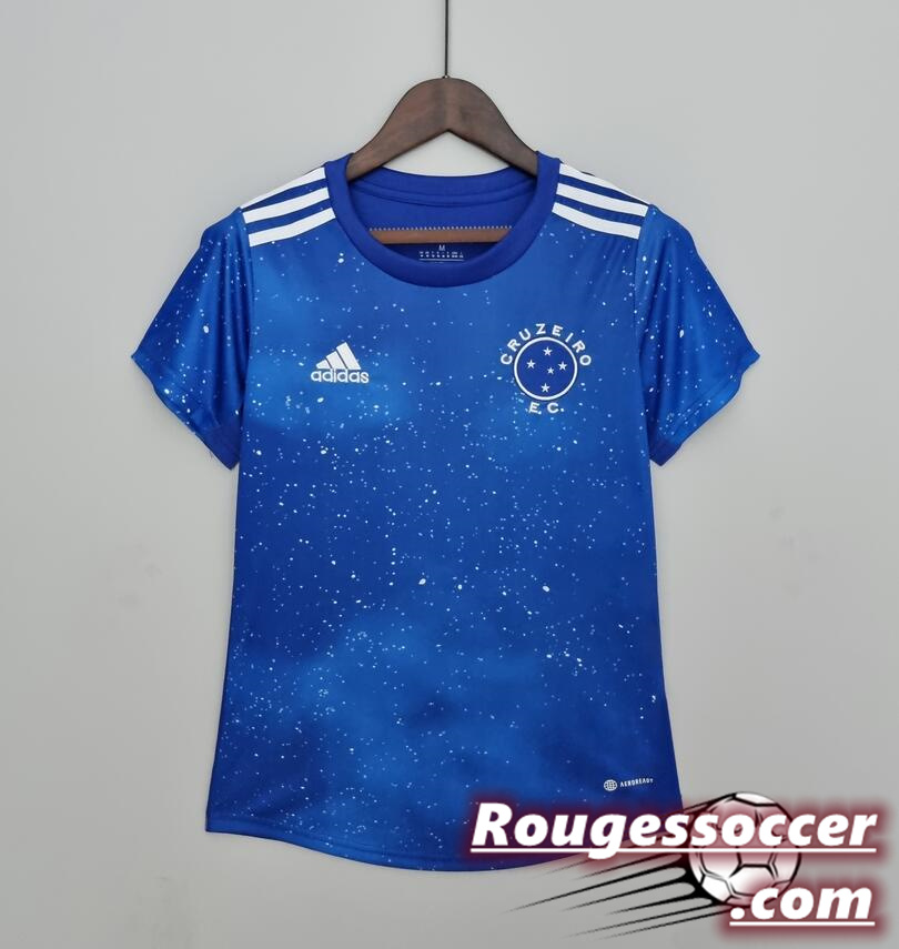 Cruzeiro Home Women Kit Soccer Jersey 2022/23